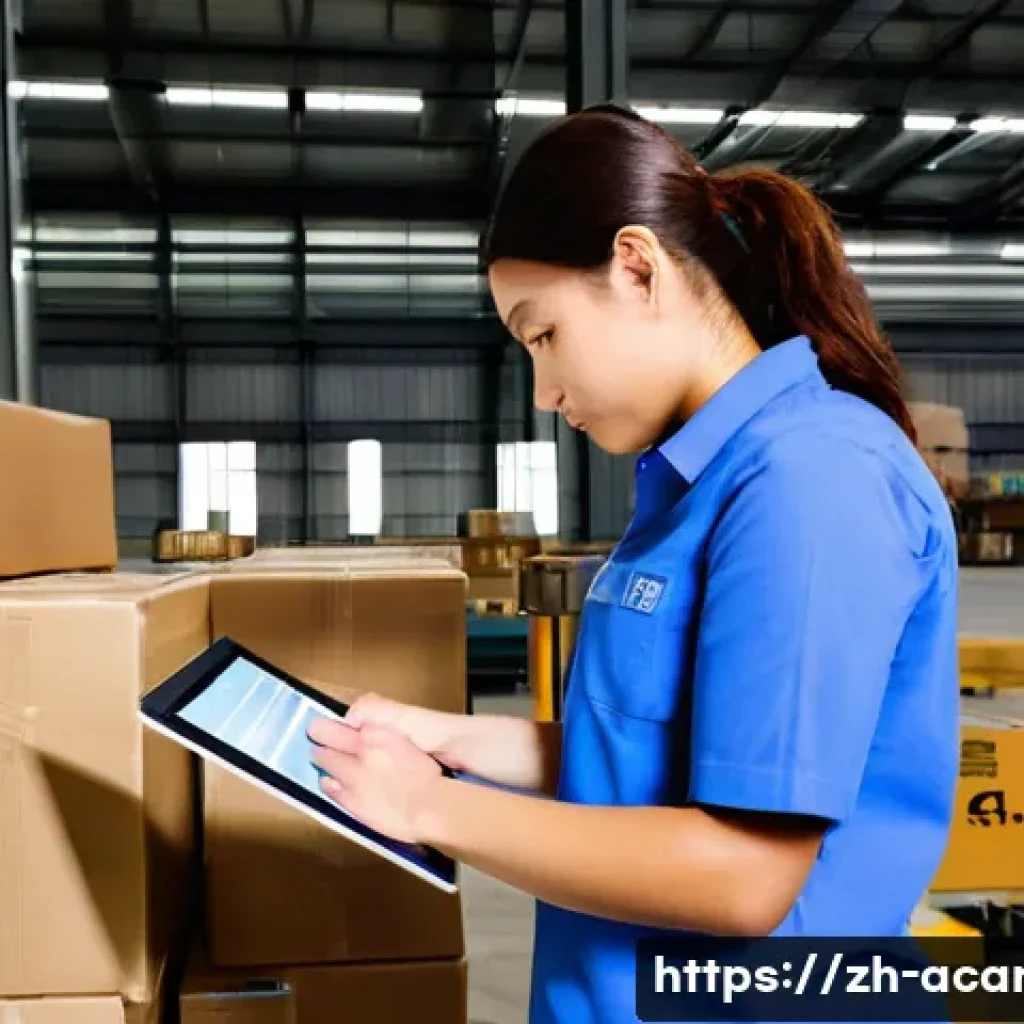 항공화물 운송 절차와 단계 - **Prompt 1: Meticulous Preparation and Documentation in a Modern Air Cargo Hub**
A bright, clean...