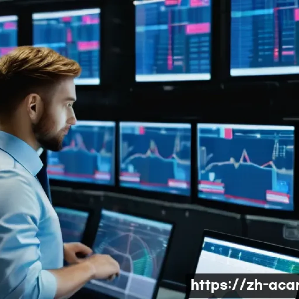 항공화물 전문가를 위한 자기소개서 작성법 - A professional airline cargo operations specialist in a modern logistics control center, focused and...